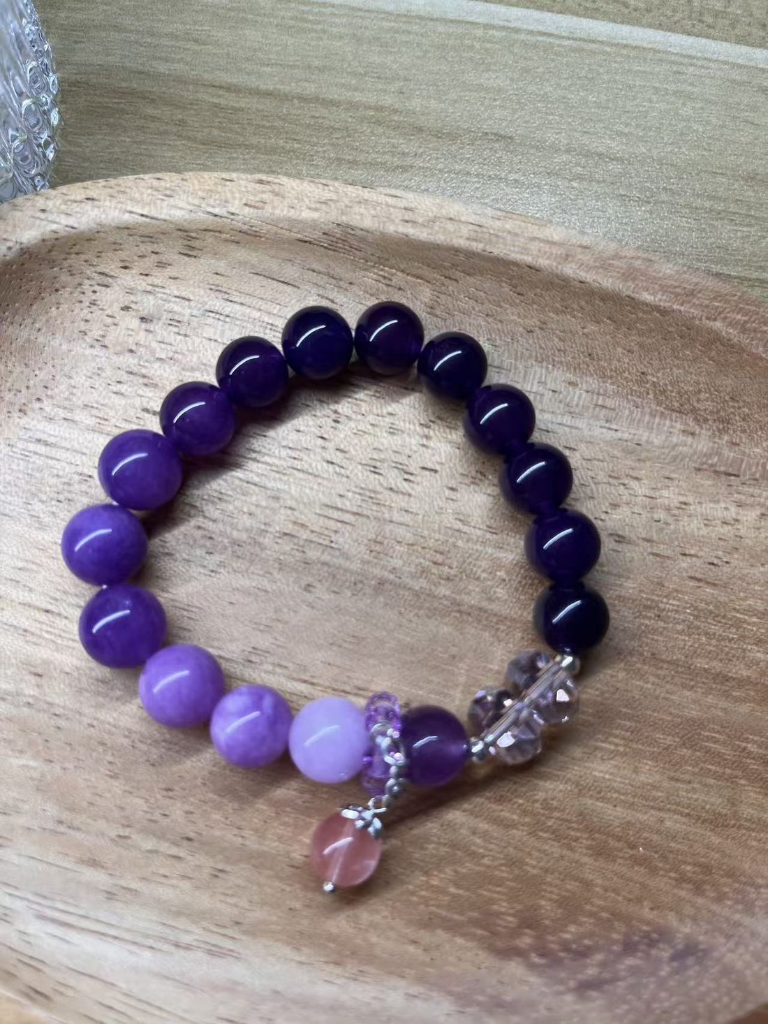 Amethyst Ombré Bracelet — Purple Essence